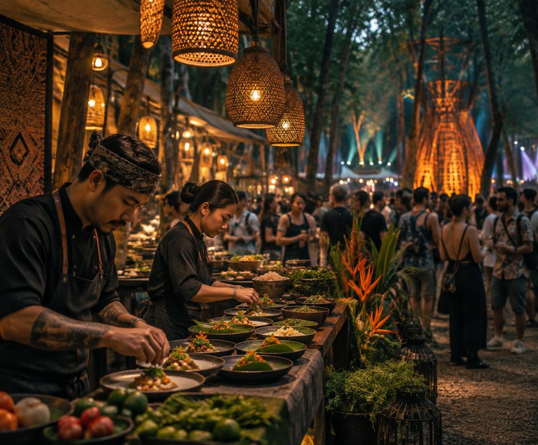 Pasar kuliner festival